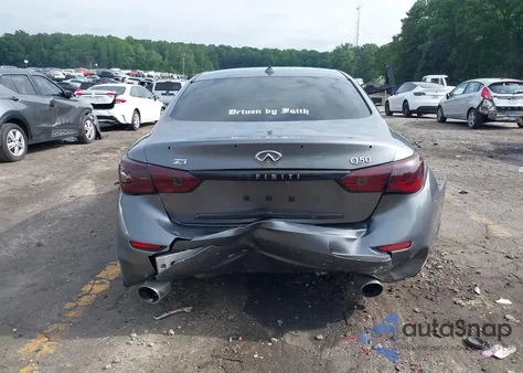 2016 Infiniti Q50 3.0T Premium z USA, uszkodzony, nr VIN JN1EV7AP5GM306421